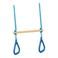thumbnail image 2 of Almencla Barre de Balançoire avec Anneaux de Gymnastique Ajustables pour le Plaisir en Famille Jeux de Rassemblement Bleu, 2 of 8