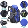 thumbnail image 7 of 50L Hiking Backpack Water-resistant Camping Backpack Bag Daypack for Backpacking Traveling Trekking Climbing, 7 of 7