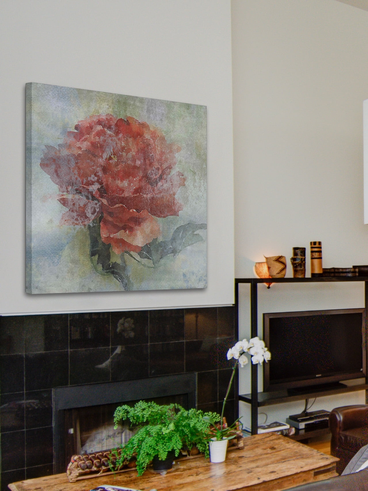 "Little Red" Painting Print on Wrapped Canvas