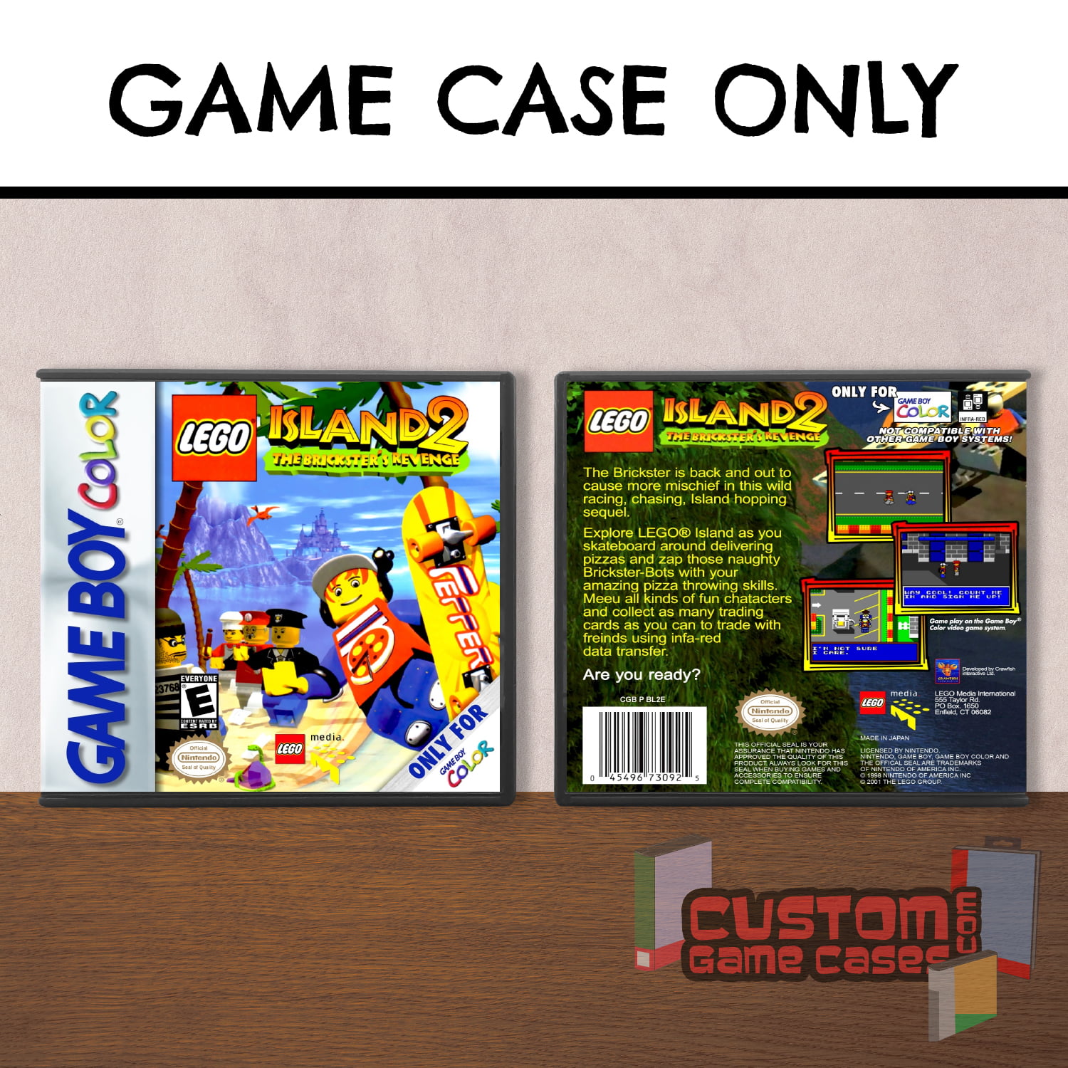 Island 2: The Brickster's Revenge | (GBC) Game Boy Color - Game Case Only No Game - Walmart.com