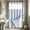 D, variant on Textured Color Block Shower Curtain Waterproof Two Tone Bathroom Curtain with Snap Hooks No Drill C-Shape Punch Free Hooks Bathtub Partition 75x71 Inch Semi Sheer Light Filtering Fabric, Gray