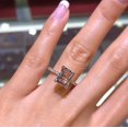 thumbnail image 1 of Zirconia Wedding/engagement Ring Set For Woman-size 10, 1 of 5