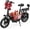 Black with Dual Seat, variant on Windhorse Foldable Electric Scooter for Adults with Seat, 450W Motor, 20Mph Speed, 20-Mile Range, Dual Brakes, UL2272 Certified, Portable Design
