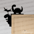 thumbnail image 4 of Craftnamesign Dinosaur Door Corner Hanger, Door Corner Decor for Bedroom Living Room, 4 of 5