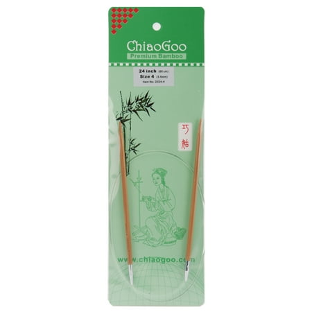 UPC: 0812208022940 | 24 inch Chiaogoo Bamboo Circular knitting needle
