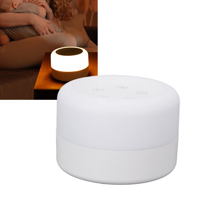 Máquina de sonido para dormir máquina de ruido blanco carga USB humanizada portátil luces multicolores para el hogar junto a la cama para viajes