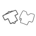 thumbnail image 3 of Kit de reparación de carburador de silicona para Keihin FCR Slant Body 28 32 33 35 37 39 41 mm Carb, 3 of 8