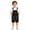 C123 Black2, variant on CONZONE Big Boys Overalls Adjustable Straps Graphic Jumpsuit for Kids Casual Romper for Boys