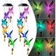 thumbnail image 1 of Regalos de cumpleaños únicos: campanillas de viento solares de colibrí ABS de alta calidad, sensor de luz de ahorro de energía para decoración interior y exterior, fácil de colgar con luces, 1 of 6