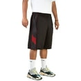 thumbnail image 1 of North 15 Men's Dazzle Athletic Basketball Shorts with Side Pockets-3033T-Blk/Rd-5XL, 1 of 2
