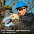thumbnail image 2 of Gafas de seguridad Hoqiwild ANSI Z87.1 tintadas, paquete de 12 unidades, protección UV, 2 of 9