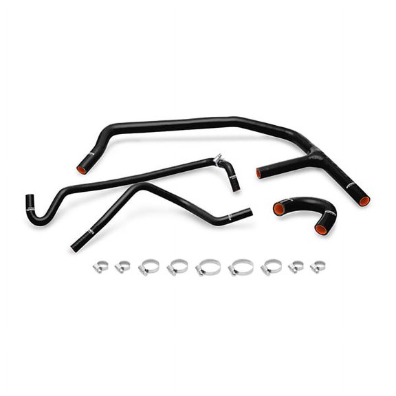 Mishimoto MMHOSE-MUS4-15ANCBK Ancillary Hose Kit Compatible With Ford Mustang EcoBoost 2015-2017 Black
