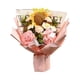 thumbnail image 3 of Ramo de punto hecho a mano, ramo de crochet, flores artificiales, crochet, flor Rosa, 3 of 9