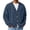 Navy, variant on LYSMORA Men's Waffle Knit Cardigan V Neck Button Front Long Sleeve Knitted Sweater