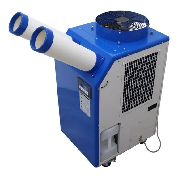 Industrial Air Conditioner 2-Tubes Mobile Cooler Workshop Cooling Aircon 220V 1800W