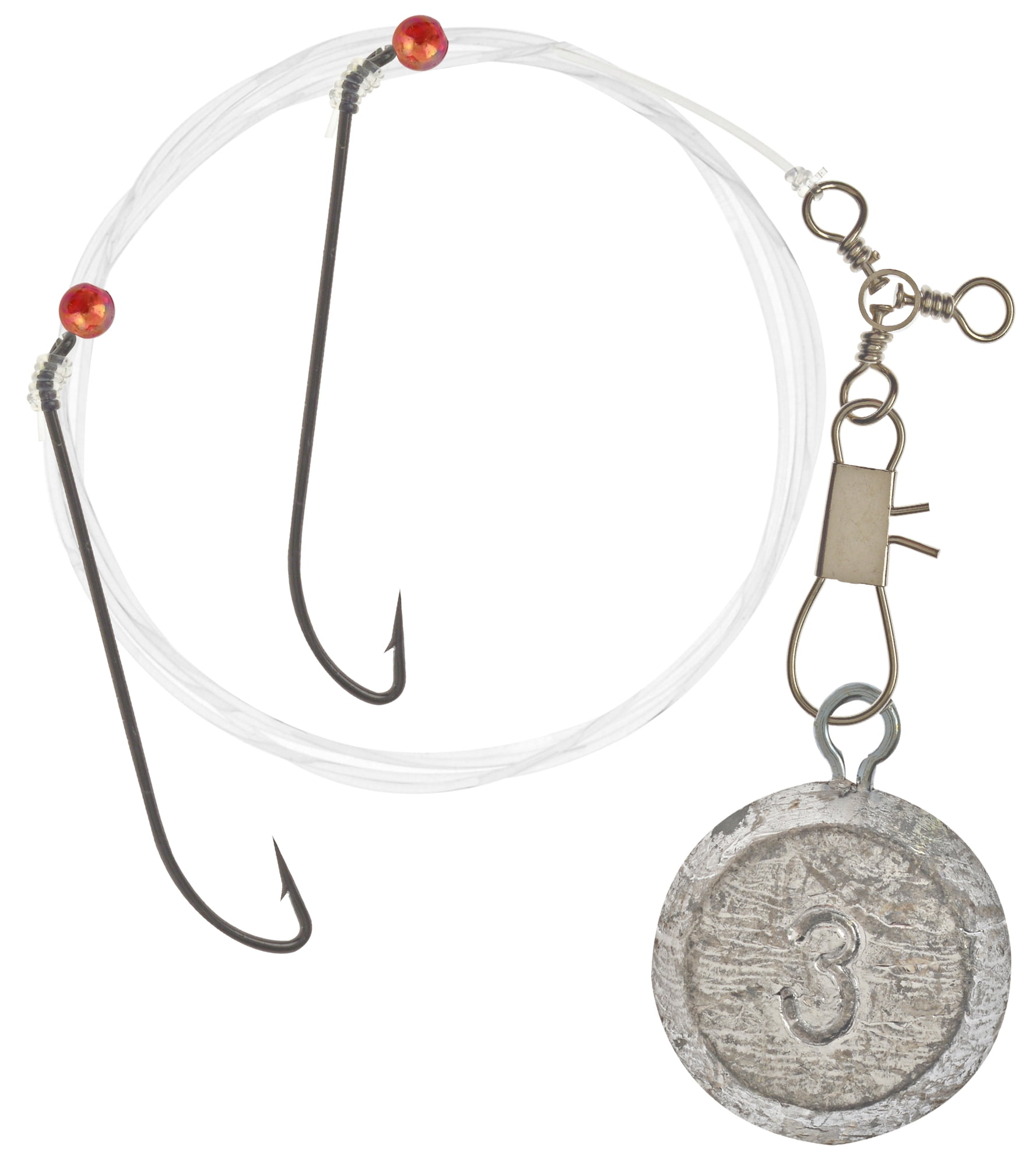 Hurricane FF32403OZ9 Flounder Rig40 Size 9 Hook 3oz Mono