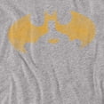 thumbnail image 2 of Batman Bat Symbol Knockout Women's T Shirt, Athletic Heather, X-Large, 2 of 6