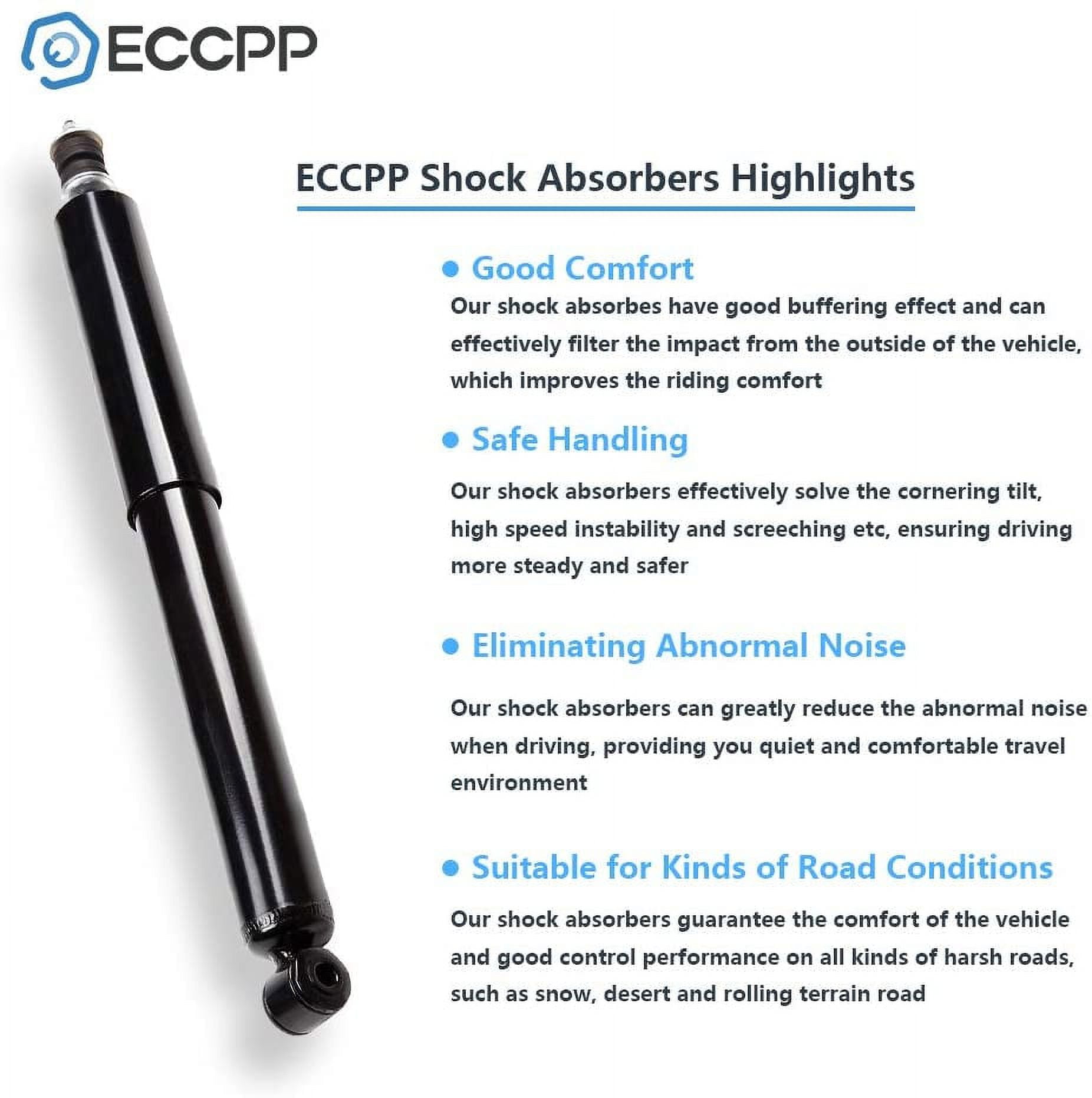 Shocks and Struts,ECCPP Rear Pair Shock Absorbers Strut Kits Compatible with for Nissan Frontier/Xterra,for Ford for E-150/for E-250/E-350 for E-450 Super Duty/E-250/E-450 Econoline Super Duty 34761