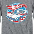 thumbnail image 3 of Hot Wheels - Red, White and Blue Muscle Car - Toddler And Youth Long Sleeve Graphic T-Shirt, 3 of 5