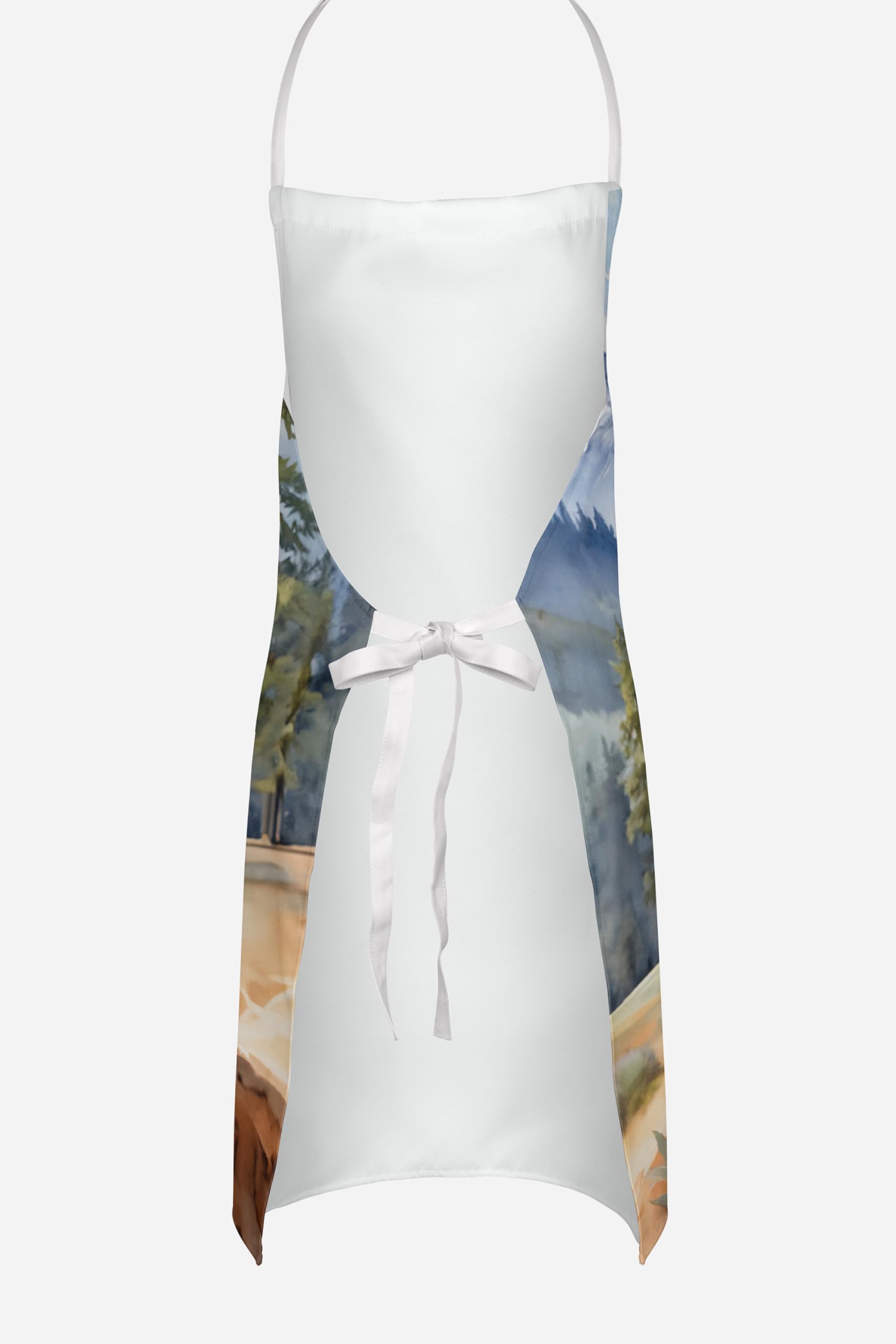 Brittany Spaniel Cowboy Welcome Apron 27 in x 30 in
