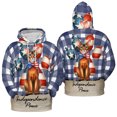 thumbnail image 3 of Patriotic Abyssinian 4th of July Independence Paws All Over Print 3D Hoodie Unisex Merch Hoodies Cat Lover Kitten Owner Gifts - 02010, 3 of 6