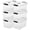 Clear-12 QT, variant on 6 Quart Clear Storage Latch Box/bins 6-pack Plastic Container With Latches And Lid