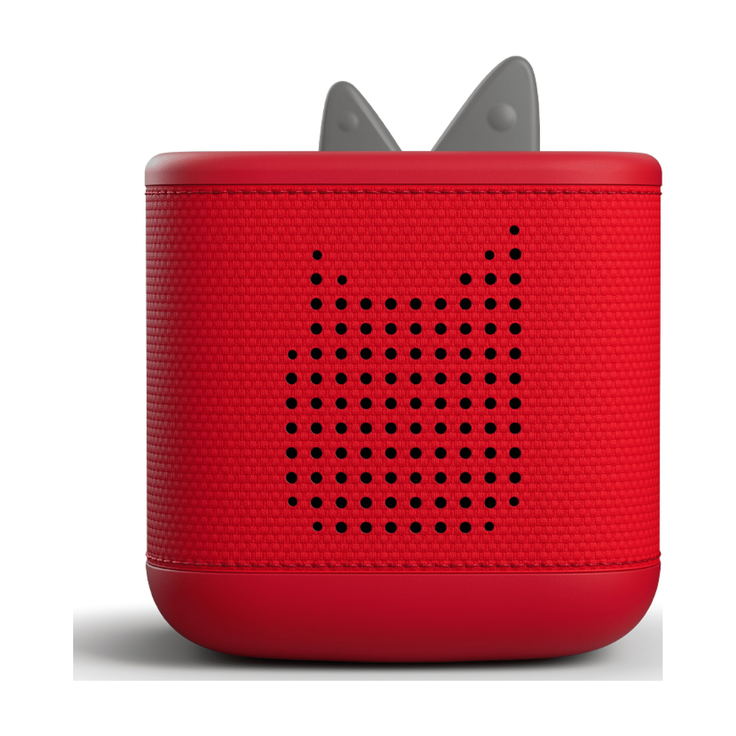 tonies Toniebox 2 Coffret avec Lilo et Stitch, Cars: Lightning McQueen et Vaiana – Rouge coucher de soleil (Francais)