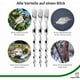 thumbnail image 4 of 12 piezas de ahuyentador de pájaros de 30 cm, repelente de palomas de 360 grados, ahuyentador de pájaros en espiral reflectante, para balcón, árboles frutales, huerto, 4 of 5