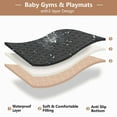 thumbnail image 5 of WOBOGO Dark Wolf Face Baby Playmats Extra Large Waterproof Rollable Activity Pads for Toddlers 50×50inch, 5 of 7