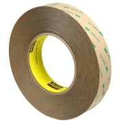 T96594723PK Clear 1 Inch x 60 yds. 3M 9472LE Adhesive Transfer 5.0 Mil Tape Hand Rolls Made In USA CASE OF 3
