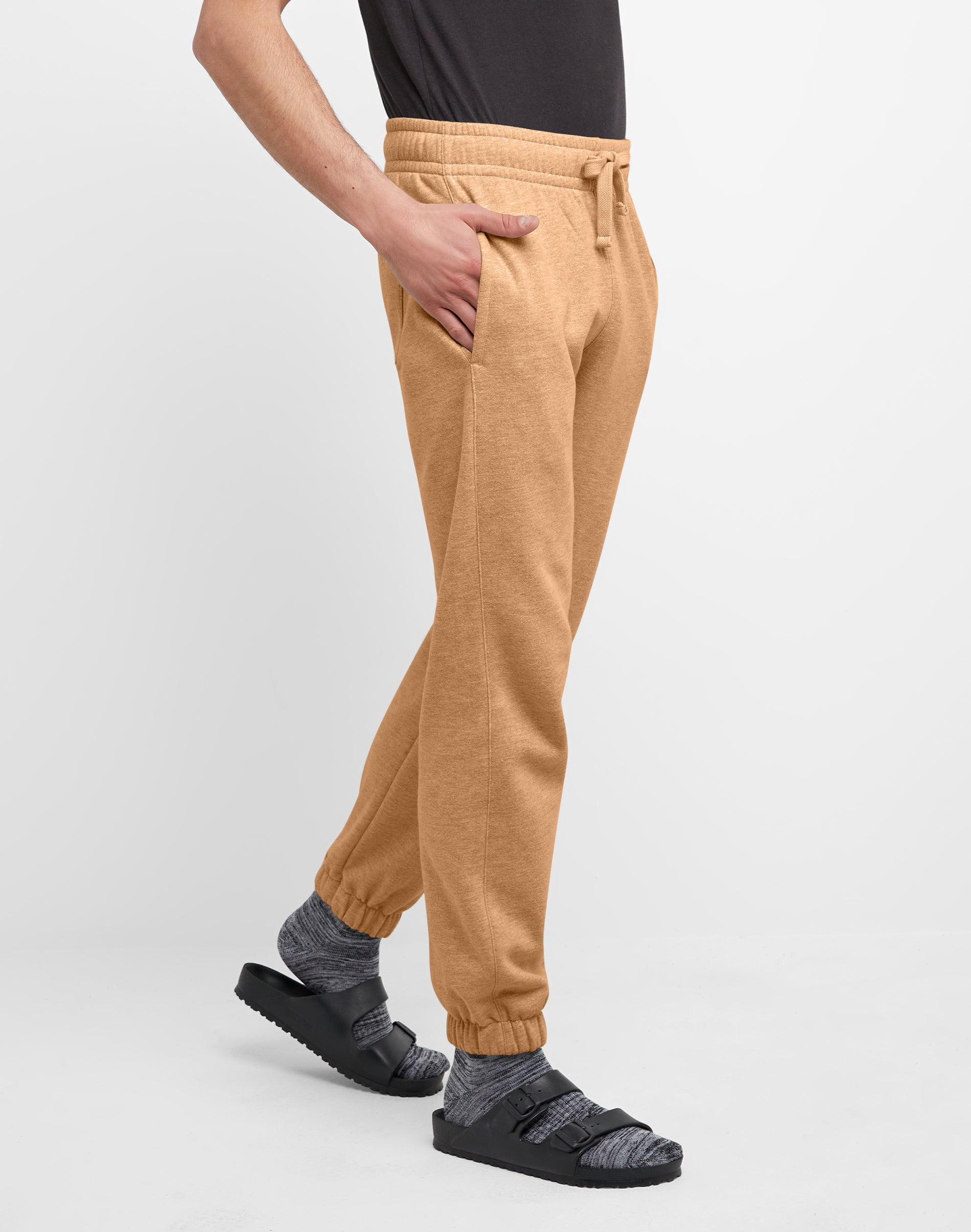 Hanes Jogger Sweatpants Originals Men's Fleece Midweight with Pockets sz S-2XL