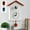 White, Orange, Grey, variant on GHOJET Cuckoo Clock Plastic Cuckoo Wall Clock with Bird Tweeting Sound Hanging Bird Clock Battery Operated Cuckoo Clock White Minimalist Cuckoo Clock Decorative Wall Clock for Home Living Room