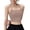 Khaki, variant on Women Ribbed Cami Top Stretch Solid Color Built In Chest Pad Slim Cropped Spaghetti Strap Tank Top Workout Daily Casual Holiday Outfits