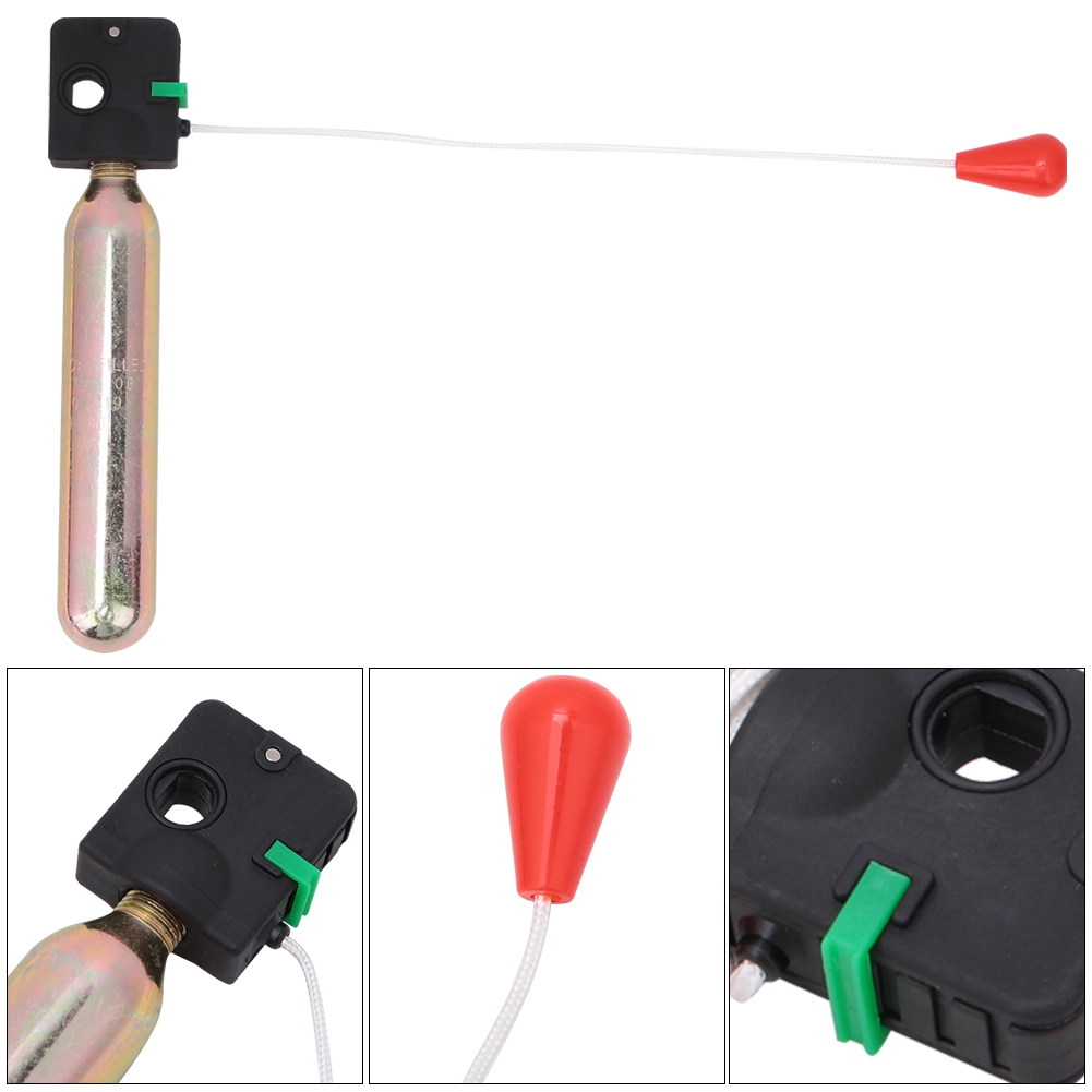 Metal Air Cylinder Tank Inflator Device Inflatable Life Jackets Accessory Golden