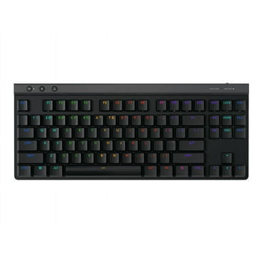 Logitech G515 LIGHTSPEED TKL Low Profile Wireless Gaming Keyboard - GL Red Linear Switches, LIGHTSYNC RGB, Thin Tenkeyless Design, PBT Keycaps - Black