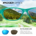 thumbnail image 3 of Xagger Wrap Around Sport Polarized Sunglasses for Men Women Running Driving Fishing TR90 Frame Glasses, 3 of 6