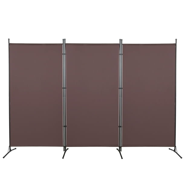 EXCITED WORK 3 Panel Room Divider, 6 Ft Tall Folding Privacy Screen