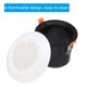 thumbnail image 3 of Uxcell Ventilación Redonda de 4 Pulgadas con Resorte, 2pcs Ventilación de Escape ABS con Rejilla de Persiana para Oficina en Casa, Blanco, 3 of 6