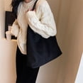 thumbnail image 2 of WRKEKC Clearance Faux Suede Office Tote Bag with Reinforced Stitching - Roomy Work Handbag for Laptops & Daily Essentials, 2 of 6