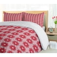 thumbnail image 5 of Ambesonne Floral Duvet Cover Set, Rhythmic Abstract Floral, 2-Calking, Pale Pink and Pale Taupe, 5 of 7