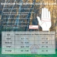 thumbnail image 6 of BASSDASH Unisex Fingerless Camo Hunting Gloves for Men's Women's Early Season Warm Weather UPF 50+ Lightweight Fishing Photography HG04, 6 of 7