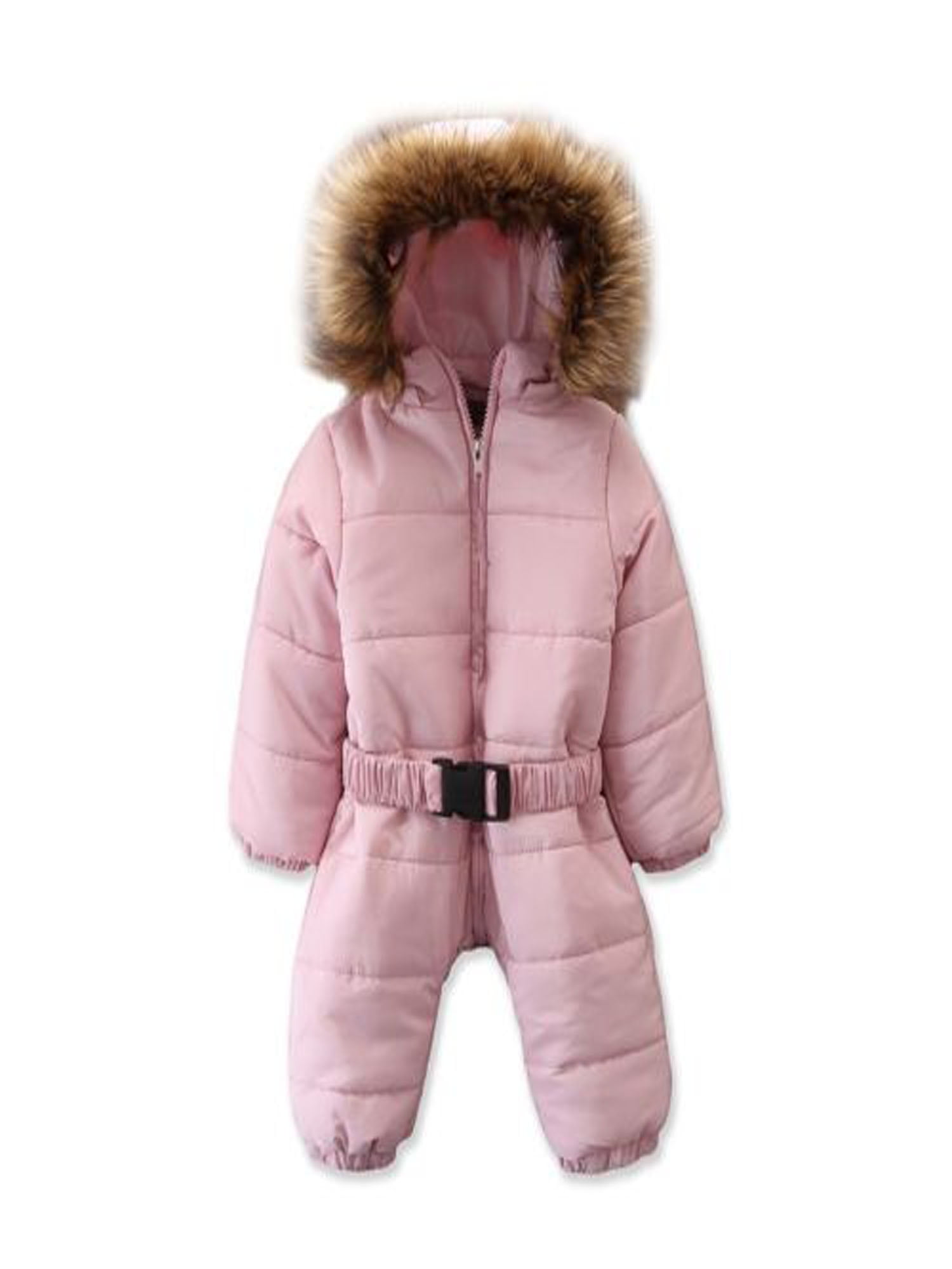 pink snowsuit newborn