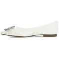 thumbnail image 3 of Journee Women's Renzo Pointed Toe Ballet Dress Flat with Jeweled Brooch, Widths Available, 3 of 10