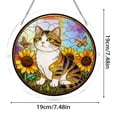 thumbnail image 3 of Acrylic Puzzles Suncatcher Window Hanging 83 Pieces Stained Glass Acrylic Puzzle Song Decoration For Women Men Mom Birthday Home Decor, 3 of 9