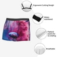 thumbnail image 3 of Sikiie Color Explosion Makeup Brush Print Men's Boxer Briefs, Elastic Waistband Boxer Briefs Leggings-Large, 3 of 5