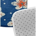 thumbnail image 5 of Surf, Sand, & Sea Hibiscus Blooms Gray Floral Print Bath Mat, 5 of 5
