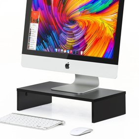 Wedlies Monitor Stand Computer Riser With Storage Organizer Office