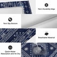 thumbnail image 6 of Navy Blue Brown Southwest Outdoor Rug for Patio/Deck/Porch, Non-Slip Large Area Rug 4 x 6 Ft, Boho Ethnic Western Geometric Indoor Outdoor Rugs Washable Area Rugs, Camping Rug Carpet Runner, 6 of 8