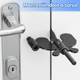 thumbnail image 3 of 2 Pcs Cerradura De Puerta Portátil Para Viaje Hogar Lab.G,Negro, 3 of 5