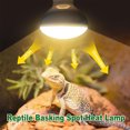 thumbnail image 3 of Reptile Heat Lamp 2 Pack, UVA Daylight Basking Spot Light, Amphibians Basking Bulbs Heat Lamps, Heat Lamp Bulbs for Reptiles, Lizard, Tortoise - 75w220v, 3 of 7